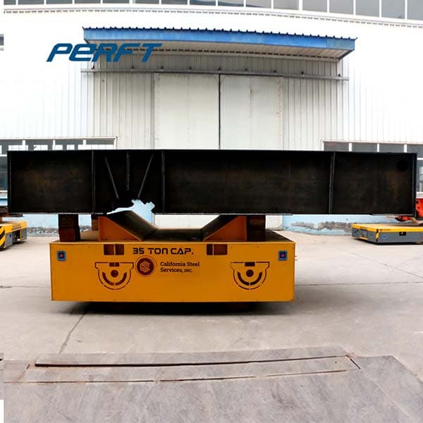 battery platform transfer car for plate transport 75 ton